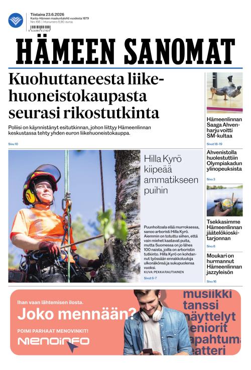 Hämeen Sanomat 23.6.2026