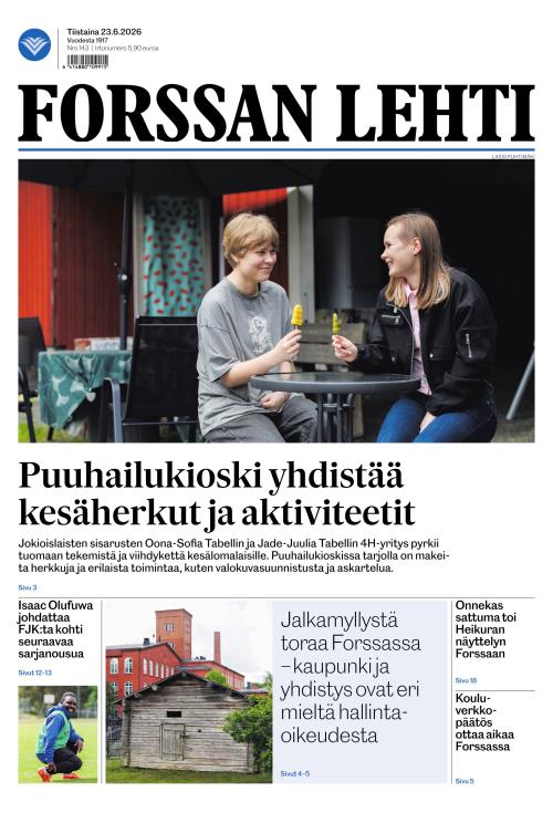 Forssan Lehti 23.6.2026