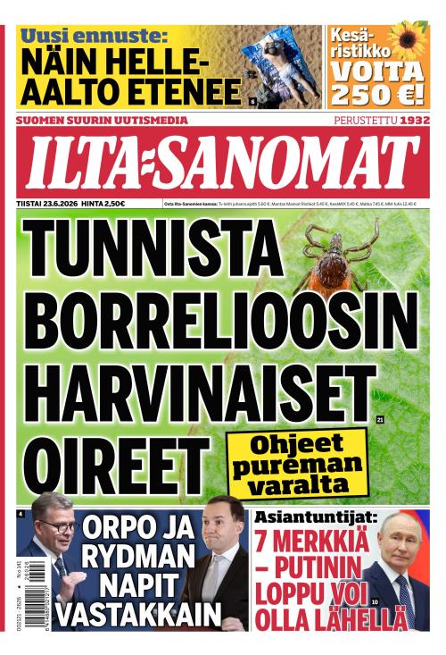 Ilta-Sanomat 23.6.2026