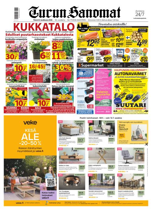 Turun Sanomat 23.6.2026