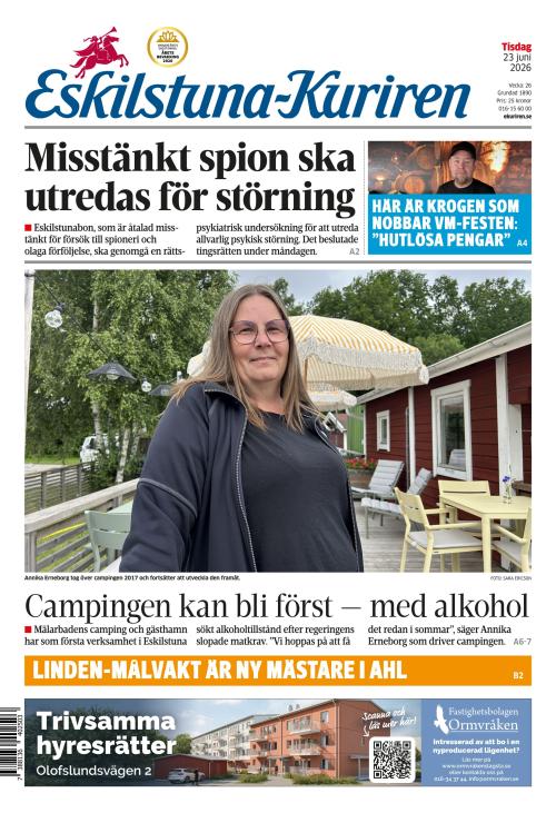 Eskilstuna-Kuriren 23.6.2026