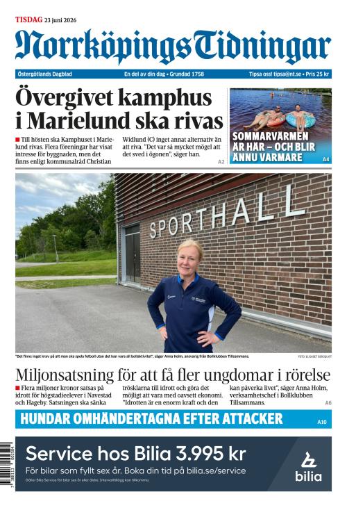 Norrköpings Tidningar 23.6.2026