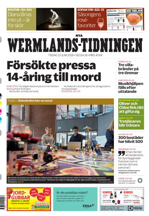 Nya Wermlands-Tidningen 23.6.2026