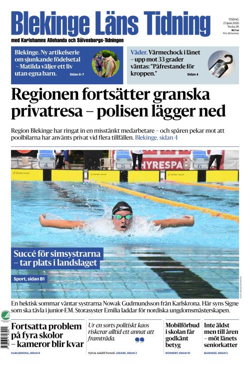 Blekinge Läns Tidning 23.6.2026