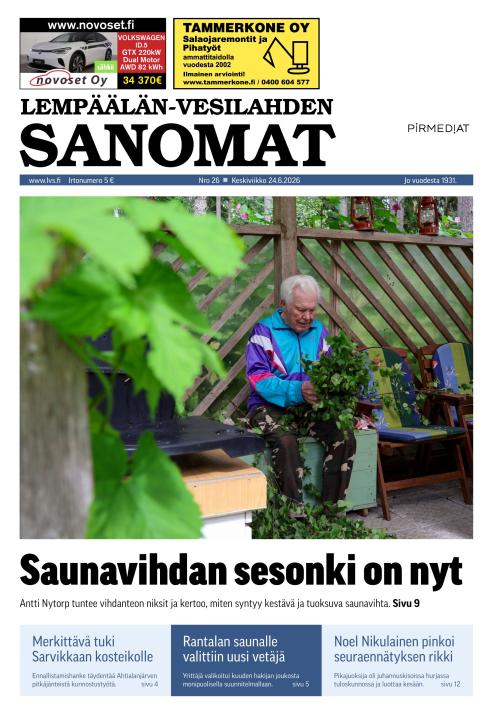Lempäälän-Vesilahden Sanomat 24.6.2026