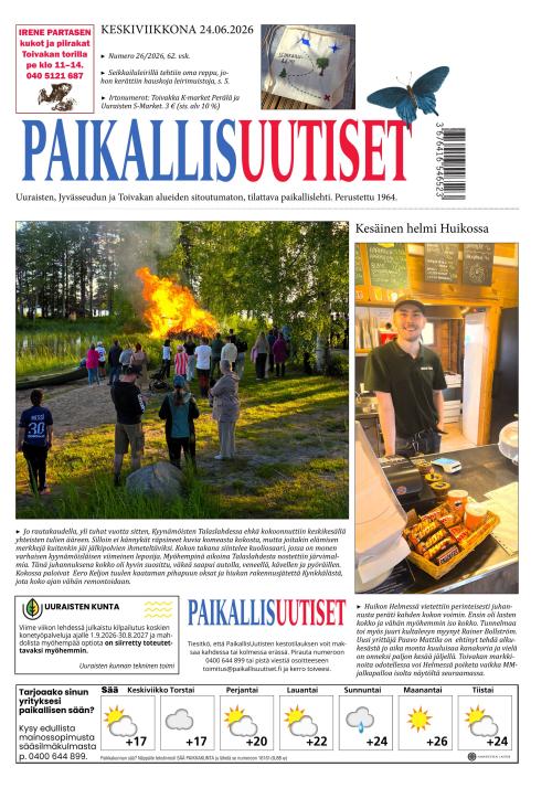 PaikallisUutiset 24.6.2026