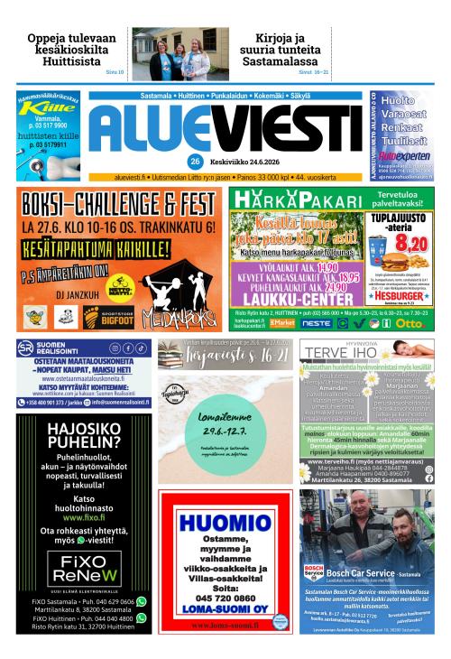 Alueviesti 24.6.2026