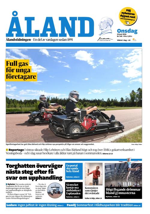 Ålandstidningen 24.6.2026