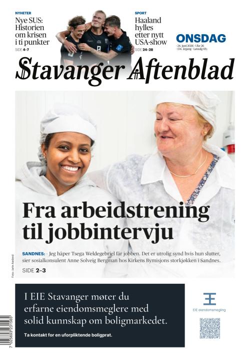 Stavanger Aftenblad 24.6.2026