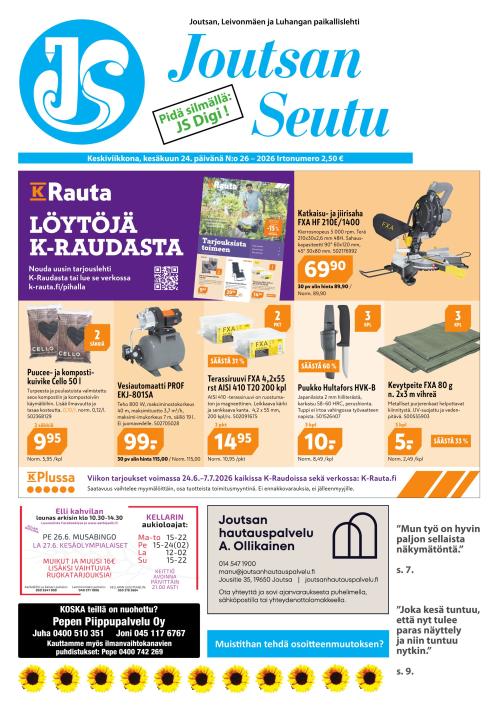 Joutsan Seutu 24.6.2026