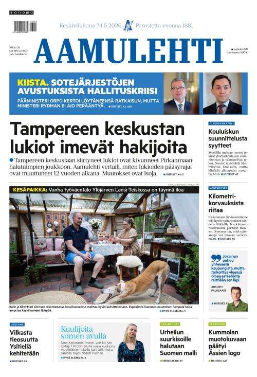 Aamulehti 24.6.2026