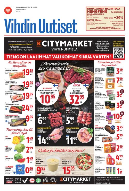 Vihdin uutiset 24.6.2026