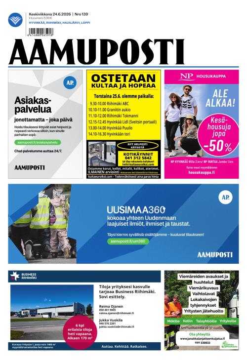 Aamuposti 24.6.2026