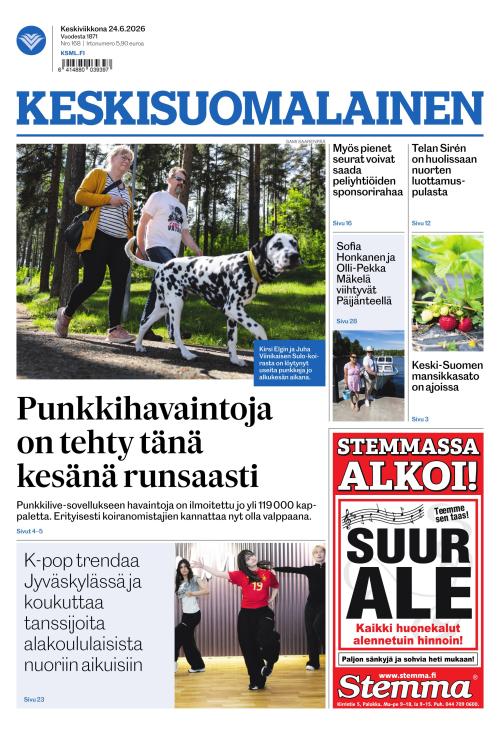 Keskisuomalainen 24.6.2026