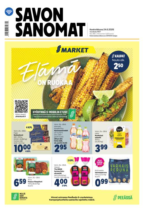Savon Sanomat 24.6.2026