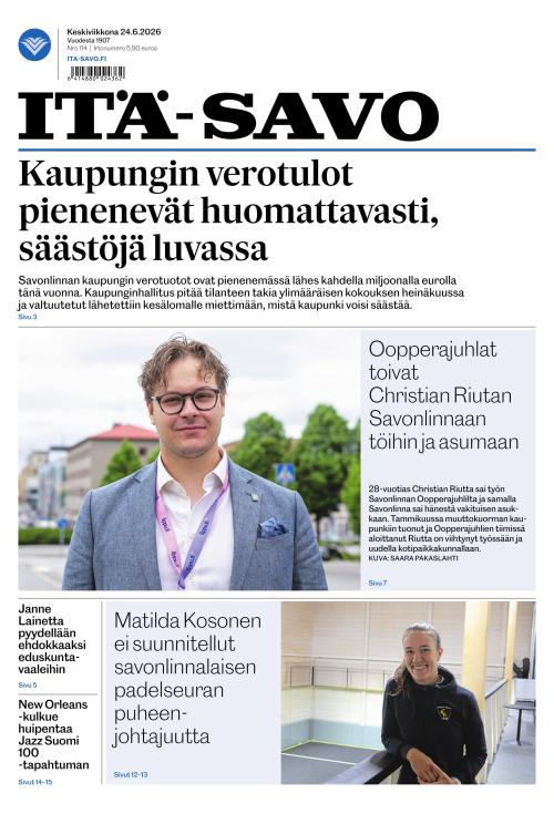 Itä-Savo 24.6.2026