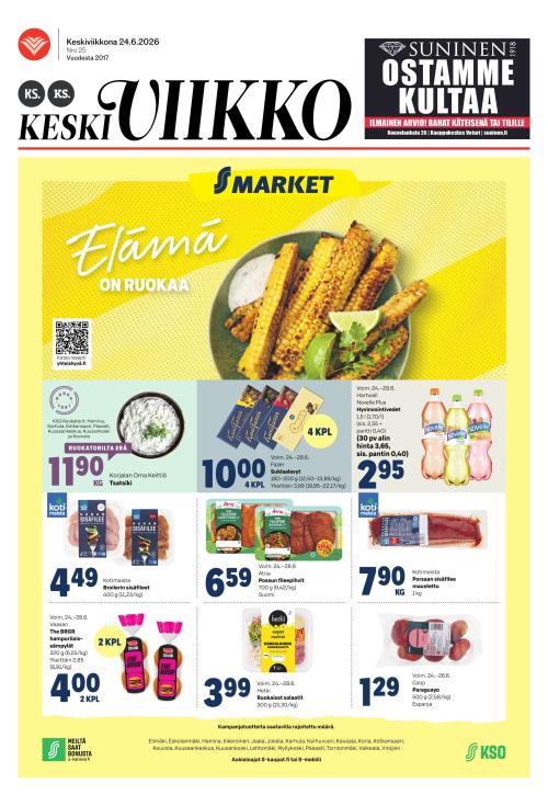 KS Keskiviikko (Kouvolan Sanomat ja Kymen Sanomat -liitteet) 24.6.2026
