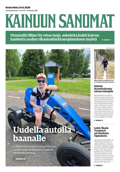 Kainuun Sanomat 24.6.2026