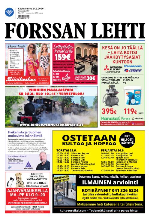 Forssan Lehti 24.6.2026