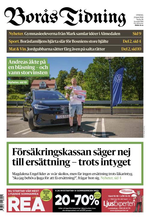 Borås Tidning 24.6.2026