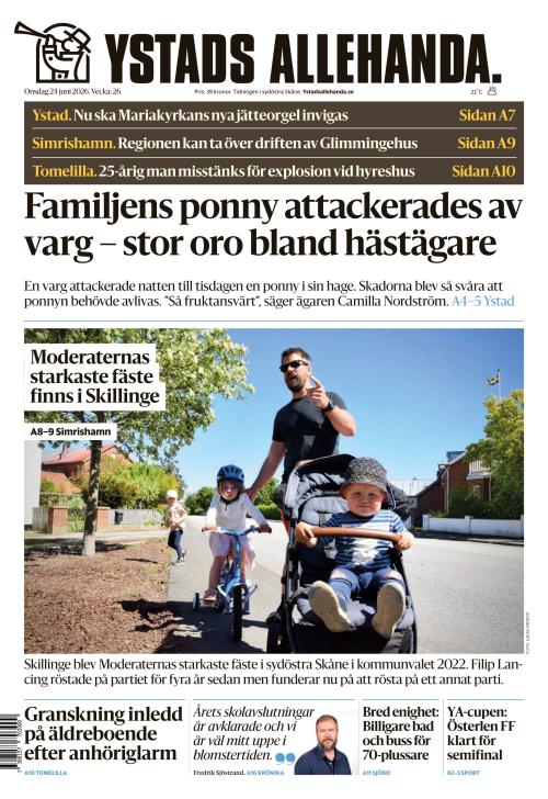 Ystads Allehanda 24.6.2026