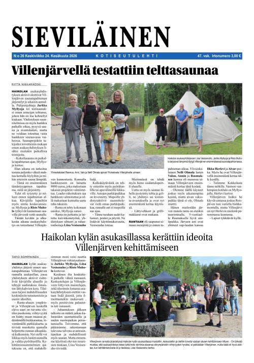 Sieviläinen 24.6.2026