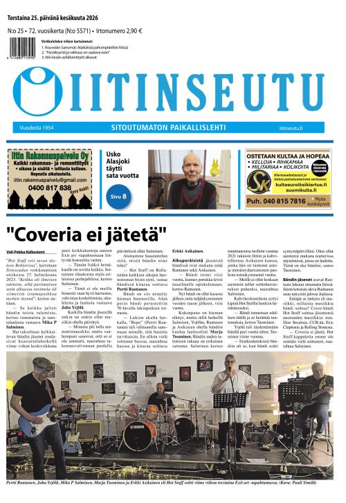 Iitinseutu 25.6.2026