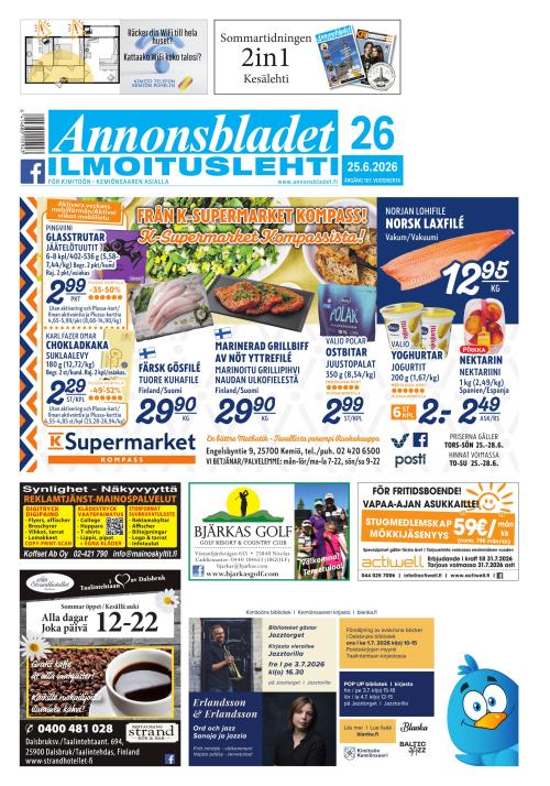 Annonsbladet 25.6.2026