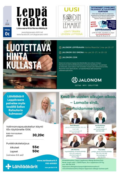 Leppävaara-lehti 25.6.2026
