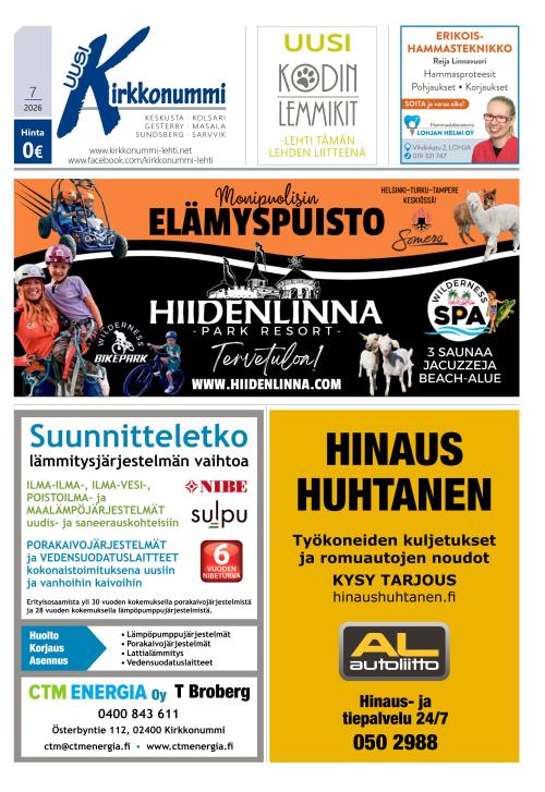 Kirkkonummi-lehti 25.6.2026