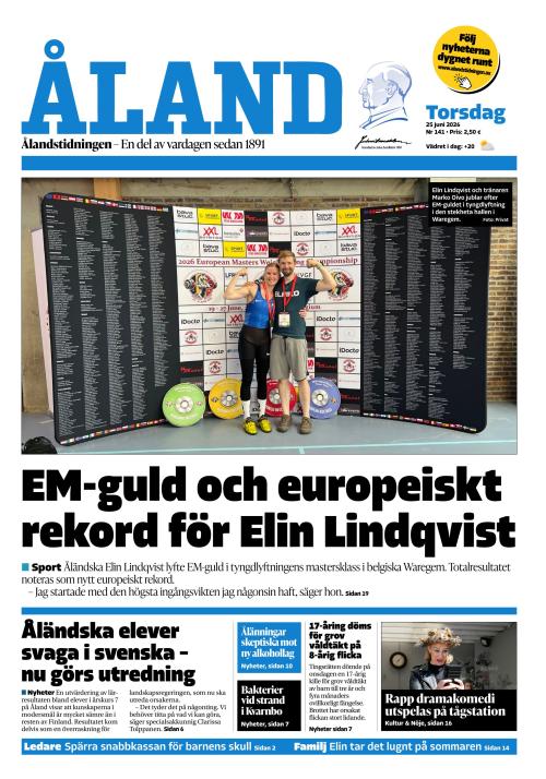Ålandstidningen 25.6.2026