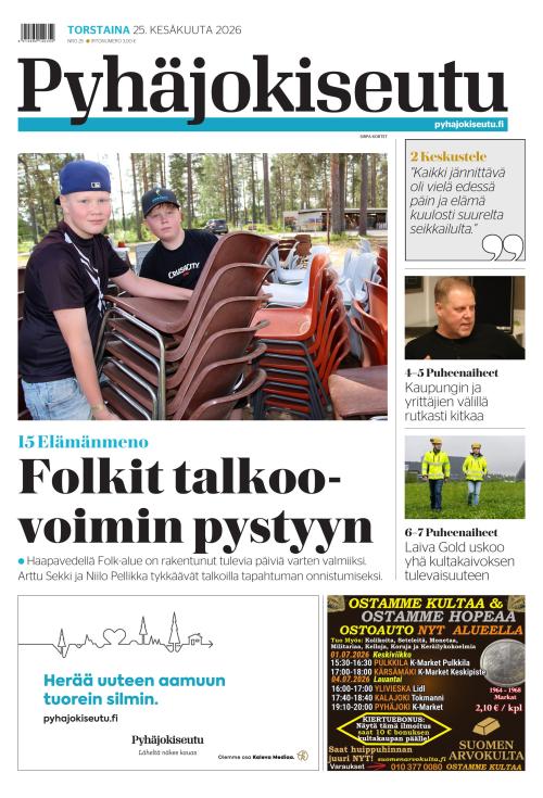 Pyhäjokiseutu 25.6.2026