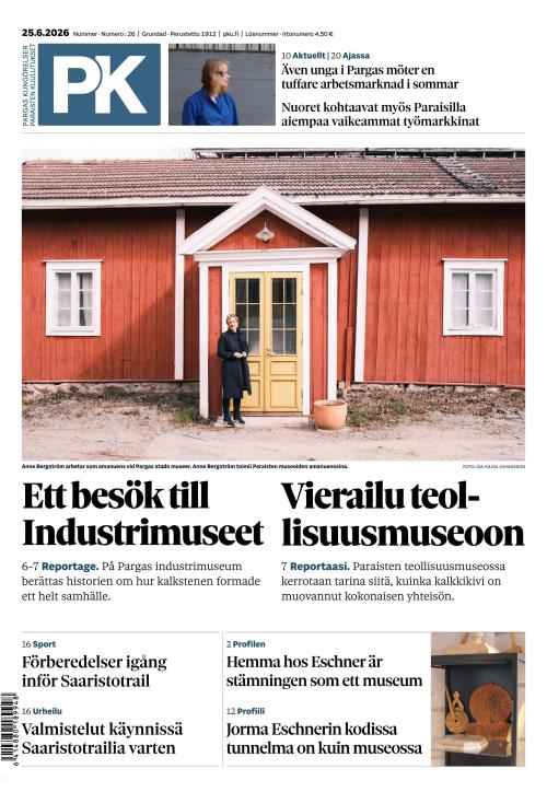 Paraisten kuulutukset 25.6.2026
