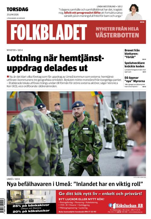 Folkbladet (Västerbotten) (SE) 25.6.2026