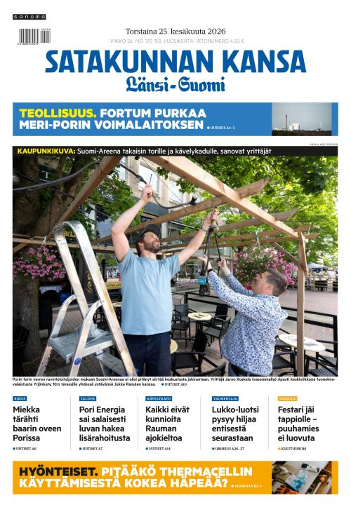 Satakunnan Kansa Länsi-Suomi 25.6.2026