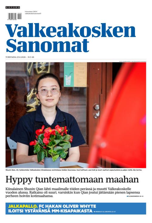 Valkeakosken Sanomat 25.6.2026
