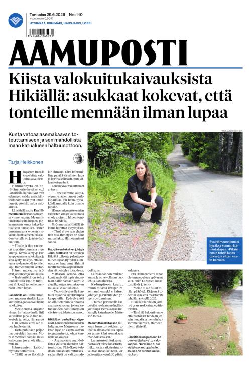 Aamuposti 25.6.2026