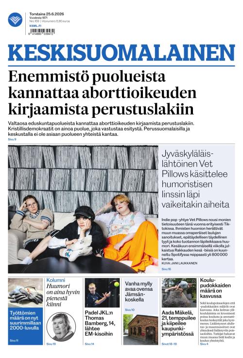 Keskisuomalainen 25.6.2026