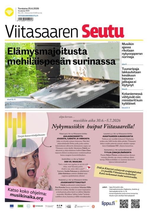 Viitasaaren Seutu 25.6.2026