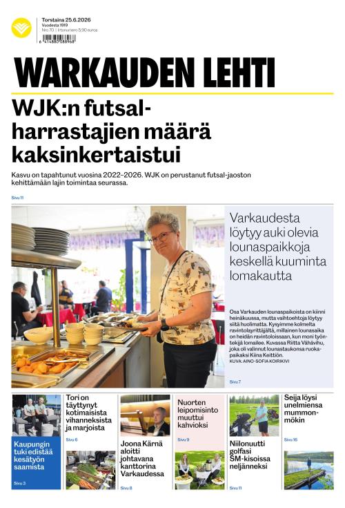 Warkauden Lehti 25.6.2026