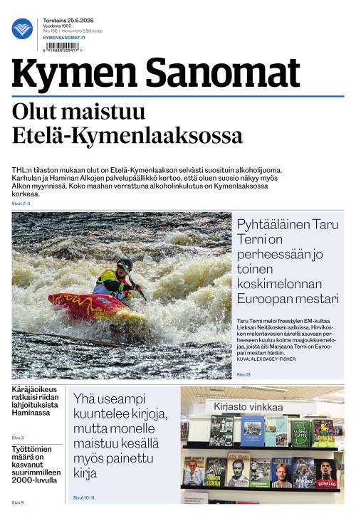 Kymen Sanomat 25.6.2026