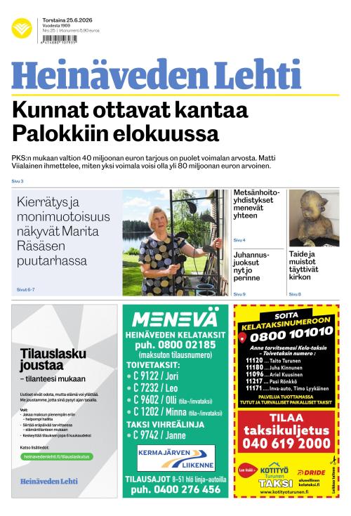 Heinäveden lehti 25.6.2026