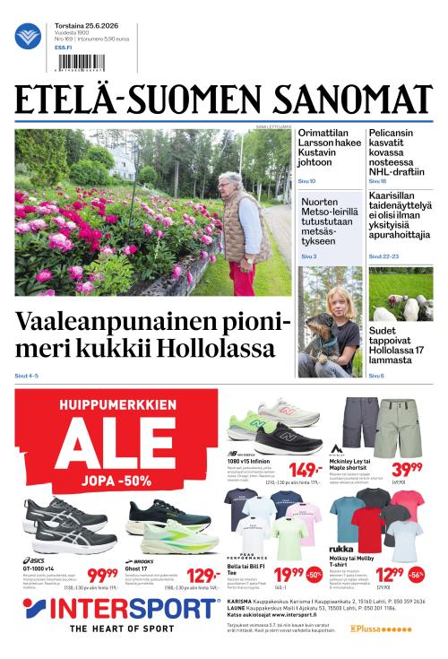 Etelä-Suomen Sanomat 25.6.2026