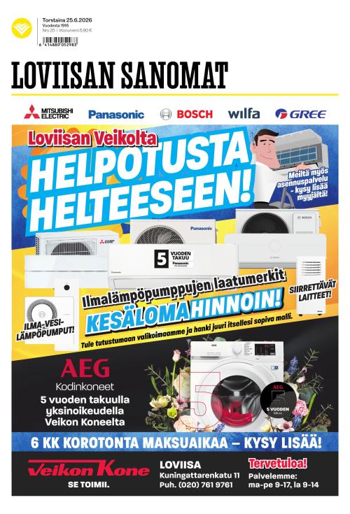 Loviisan Sanomat 25.6.2026