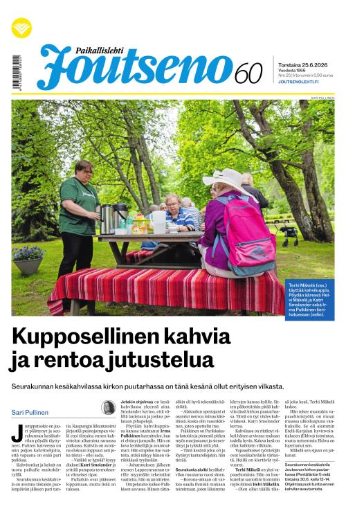 Paikallislehti Joutseno 25.6.2026