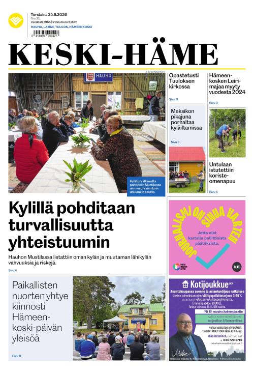 Keski-Häme 25.6.2026