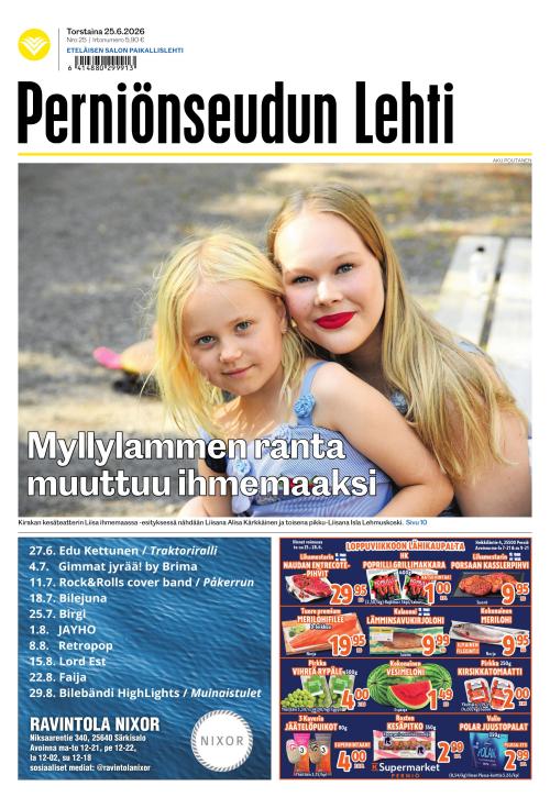 Perniönseudun Lehti 25.6.2026
