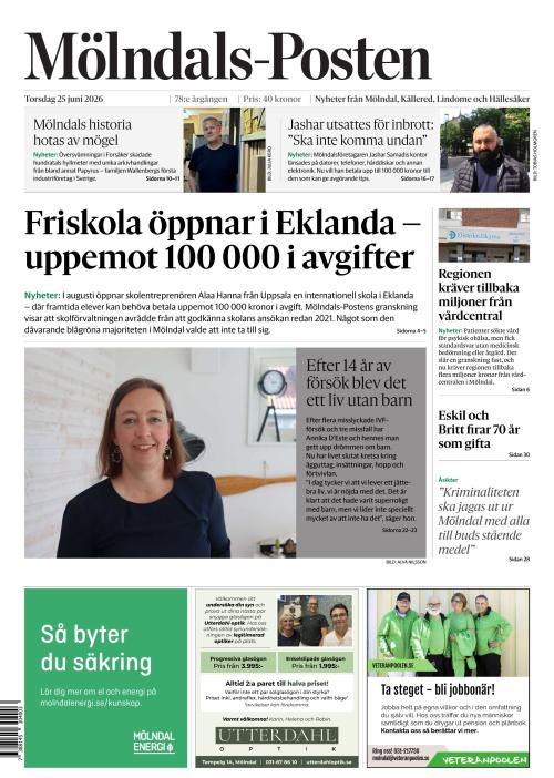 Mölndals-Posten 25.6.2026