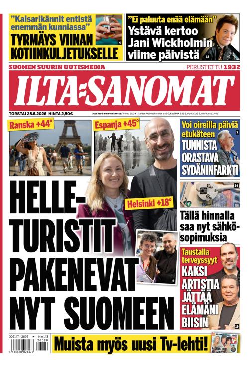 Ilta-Sanomat 25.6.2026