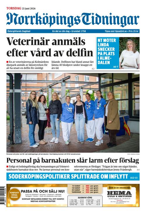 Norrköpings Tidningar 25.6.2026